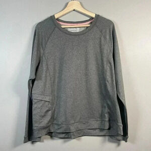 Avalanche Shirt Womens Size XL UPF 50+ Gray Pocket (MSRP $58) Lightweight Sporty
